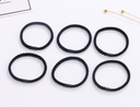 Twist Wide Flat Basic Hair Ropes 6 PCS