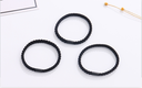 Twist Wide Flat Basic Hair Ropes 6 PCS