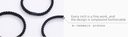 Twist Wide Flat Basic Hair Ropes 6 PCS