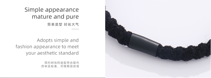 Twist Wide Flat Basic Hair Ropes 6 PCS
