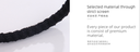 Twist Wide Flat Basic Hair Ropes 6 PCS