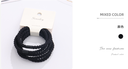 High-elastic Twist Hair Ropes 6 PCS