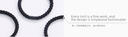 High-elastic Twist Hair Ropes 6 PCS