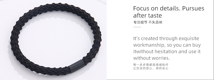 High-elastic Twist Hair Ropes 6 PCS