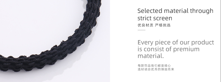 High-elastic Twist Hair Ropes 6 PCS