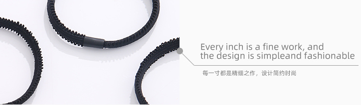 Wide Flat Crisperding Basic Hair Ropes 6 PCS