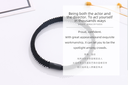 Wide Flat Crisperding Basic Hair Ropes 6 PCS