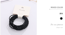 Long Pod Basic Hair Ropes 8 PCS