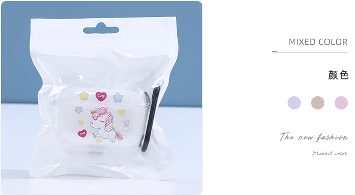 Colorful Cartoon  TWS Earphones Case for 3rd Generation Earphones