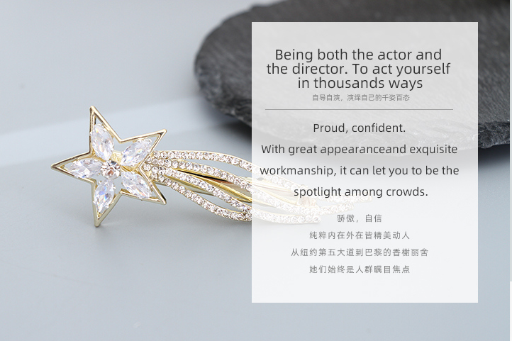 Shooting Star Hair Clip