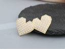 Hearts Hair Clip