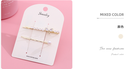 Zircon Butterfly Hair Clips