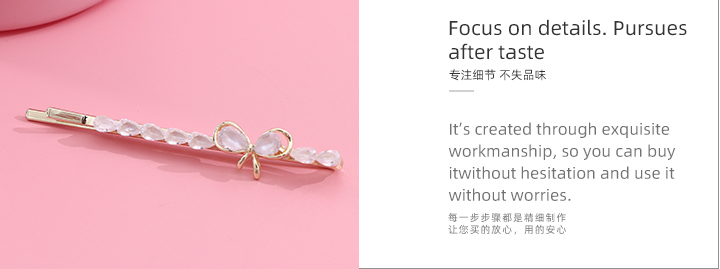 Zircon Butterfly Hair Clips