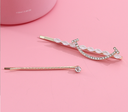 Zircon Smiling Hair Clip