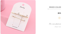 Zircon Smiling Hair Clip