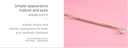 Zircon Smiling Hair Clip