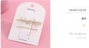 Zircon Fan Shaped Hair Clips