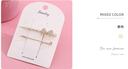 Zircon Bow Knot Hair Clips