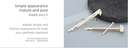 Artificial Pearl Axe Shape Hair Clip
