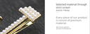 Artificial Pearl Axe Shape Hair Clip