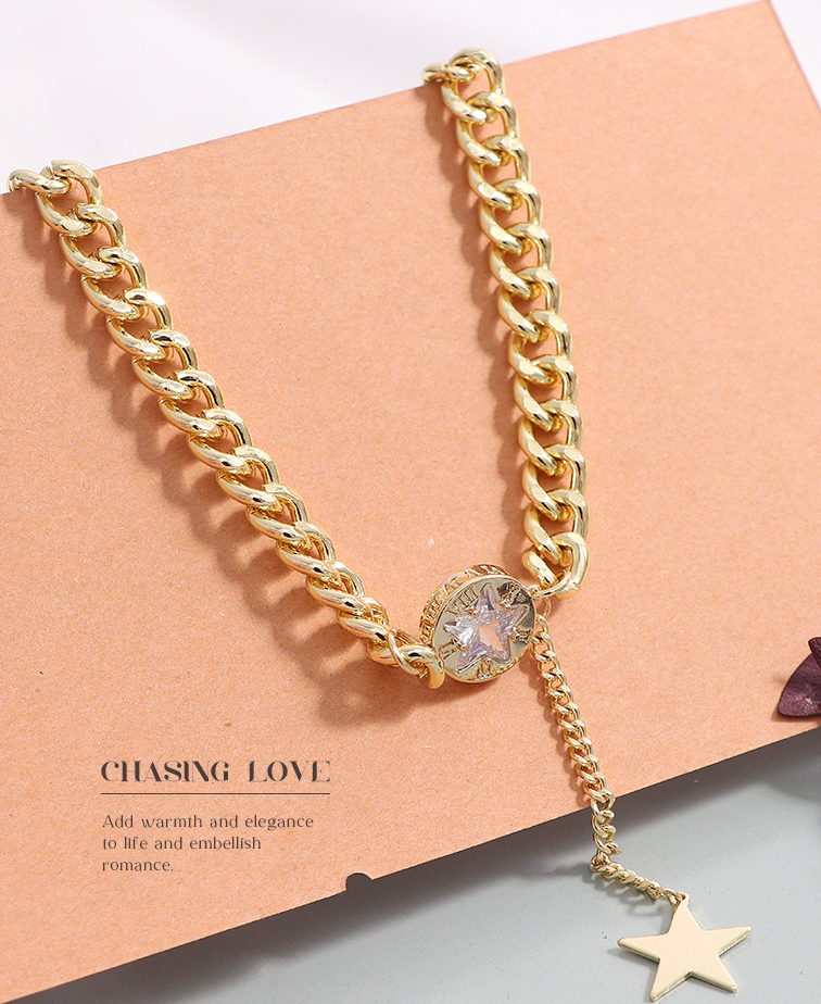 Zircon Star Necklace