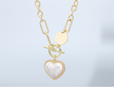 Heart-shape Artificial Pearl Necklace