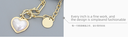 Heart-shape Artificial Pearl Necklace