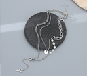 Double Layers Heart Lock Necklace