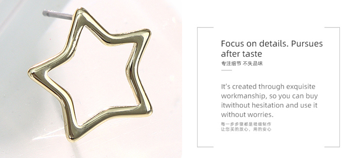 Simple Stylish Star Earrings