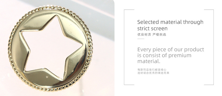 Simple Stylish Star Earrings