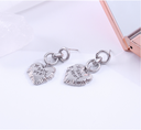 Unique Heart-Shaped Letter Earrings