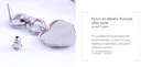 Unique Heart-Shaped Letter Earrings