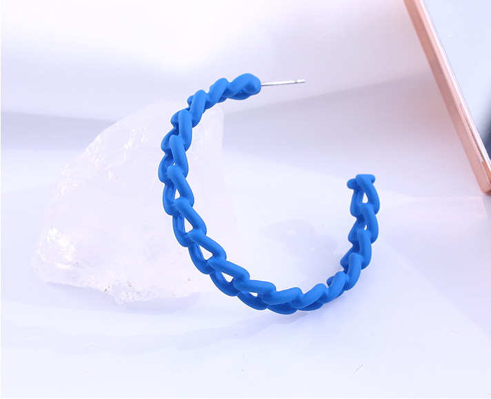 Stylish Elegant Twist Large Earrings