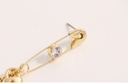 Stylish Love Lock Clip Earrings
