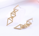 Elegant Square Bead Earrings