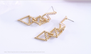 Elegant Square Bead Earrings