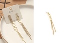 Elegant Letter Rhinestone Earrings