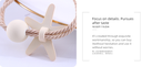 Cute Polka Dot Resin Starfish Hair Tie 1 Piece