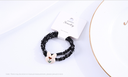 Cute Resin Flower Bunny Shape Hair Tie 2 Pieces