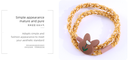 Cute Resin Flower Bunny Shape Hair Tie 2 Pieces