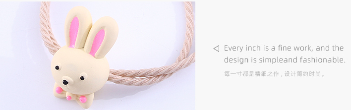Cute Bunny Hair Tie 1 Piece
