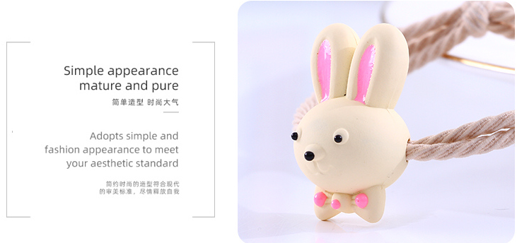 Cute Bunny Hair Tie 1 Piece
