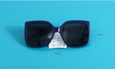 Stylish Big Frame Unisex Sunglasses for Adult(Bluish Violet)