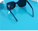 Stylish Big Frame Unisex Sunglasses for Adult(Bluish Violet)