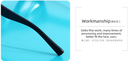 Trendy Polygon Frame Unisex Sunglasses for Adult(Black)