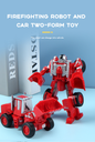 Firefighting Robot and Car Two-Form Toy(Bulldozer)SY6278A-2