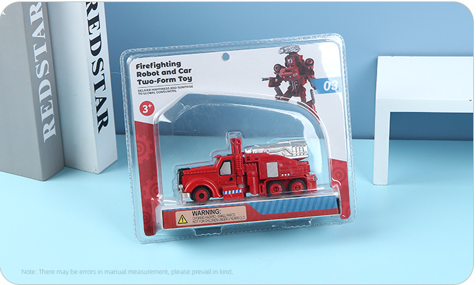 Firefighting Robot and Car Two-Form Toy(Concrete Mixer)SY6278A-3