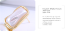 925 Silver Needle Irregular Geometric Artificial Pearl Earrings