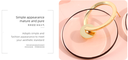 925 Silver Needle Transparent Disc Earrings