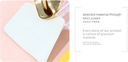 925 Silver Needle Contrast Color Geometric Earrings